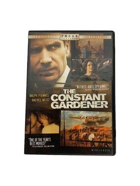 The Constant Gardener DVD Ralph Fiennes Rachel Weisz 2005 Drama Universal